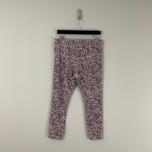 Athleta Elation 7/8 Tight Paint Splatter Multi Leggings Size Large - Picture 2 of 7